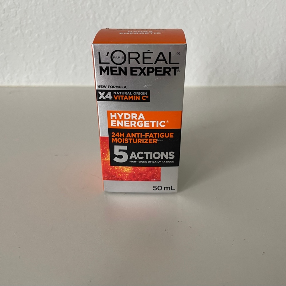 ⏰LOREAL MEN EXPERT HYDRA ENERGETIC 24H ANTI FATIGUE X4 VIT. C MOISTURIZER